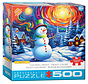 Eurographics Heere: Colorful Frosty Large Pieces Family Puzzle 500pcs