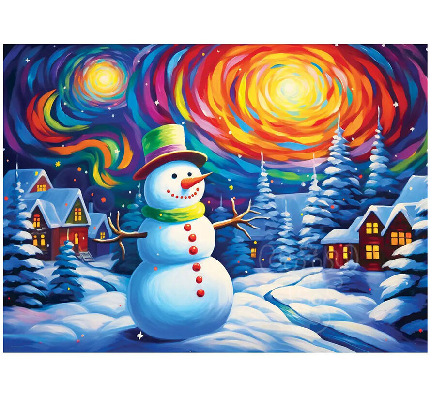 Eurographics Heere: Colorful Frosty Large Pieces Family Puzzle 500pcs