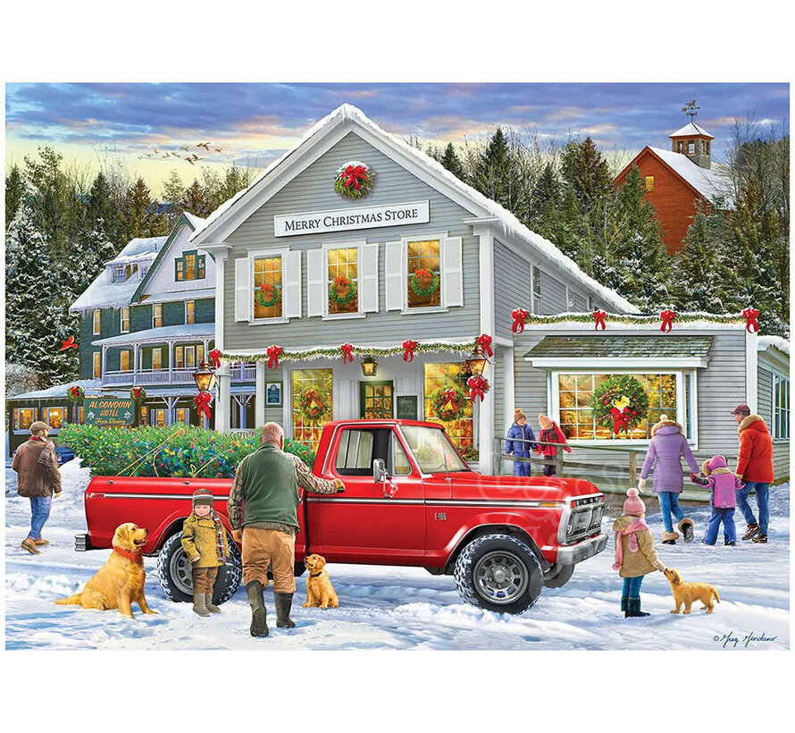 Eurographics Giordano: Merry Christmas Store Large Pieces Family Puzzle 500pcs