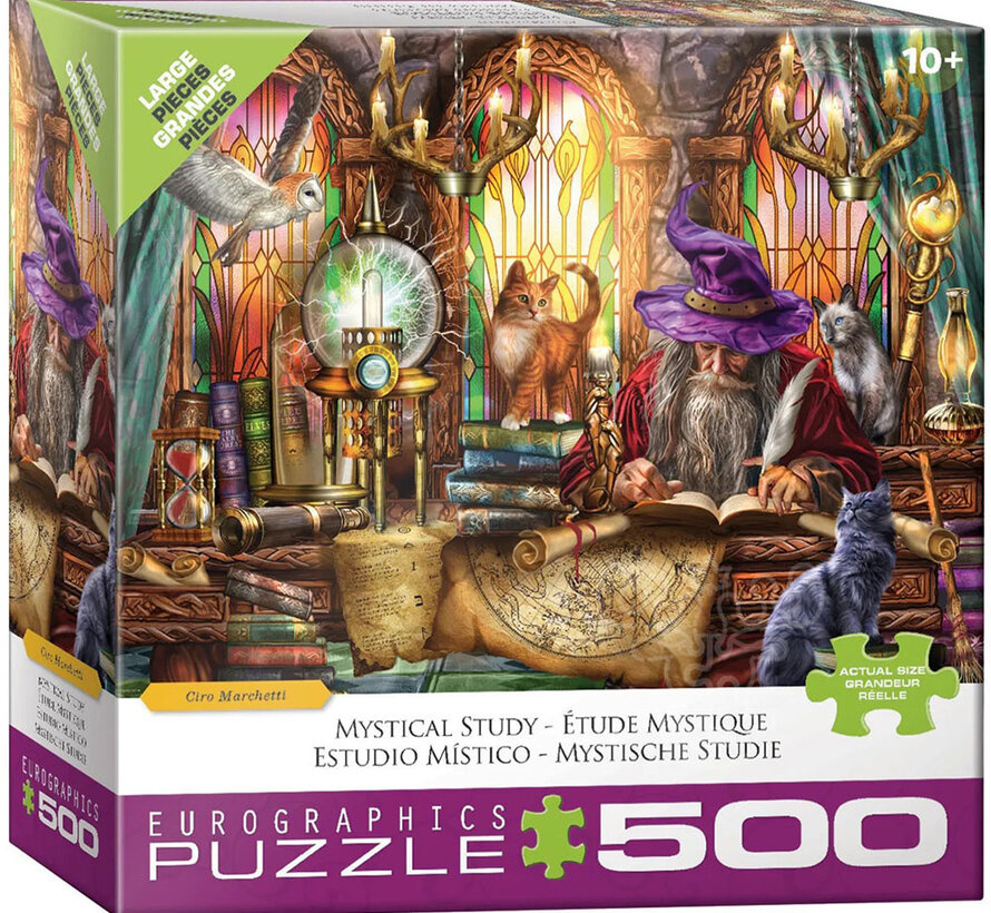 Eurographics Marchetti: Mystical Study Large Pieces Family Puzzle 500pcs