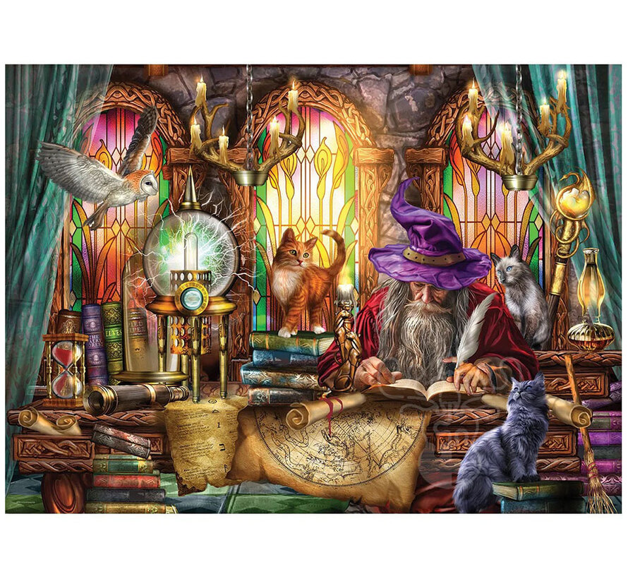 Eurographics Marchetti: Mystical Study Large Pieces Family Puzzle 500pcs