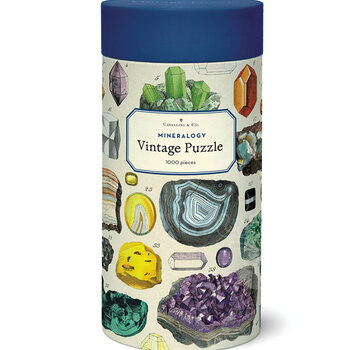 Cavallini Cavallini Vintage: Mineralogy Puzzle 1000pcs
