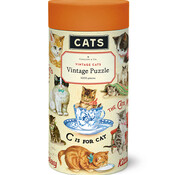 Cavallini Cavallini Vintage: Vintage Cats Puzzle 1000pcs