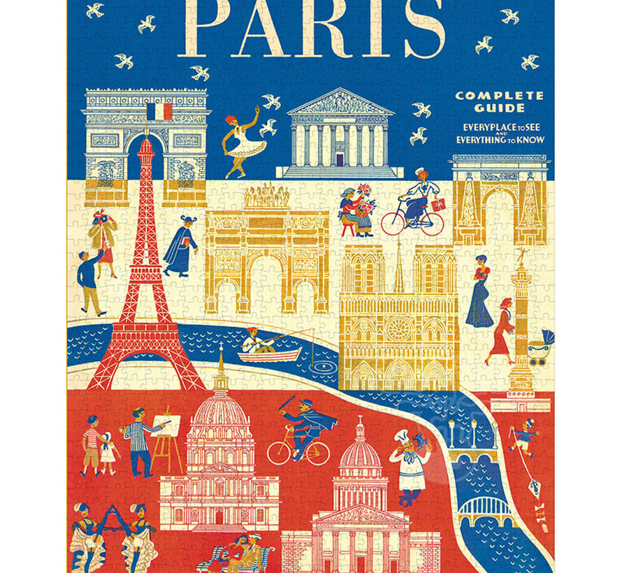 Cavallini Vintage: Paris Puzzle 1000pcs