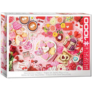 Eurographics Eurographics Valentine's Table Puzzle 1000pcs