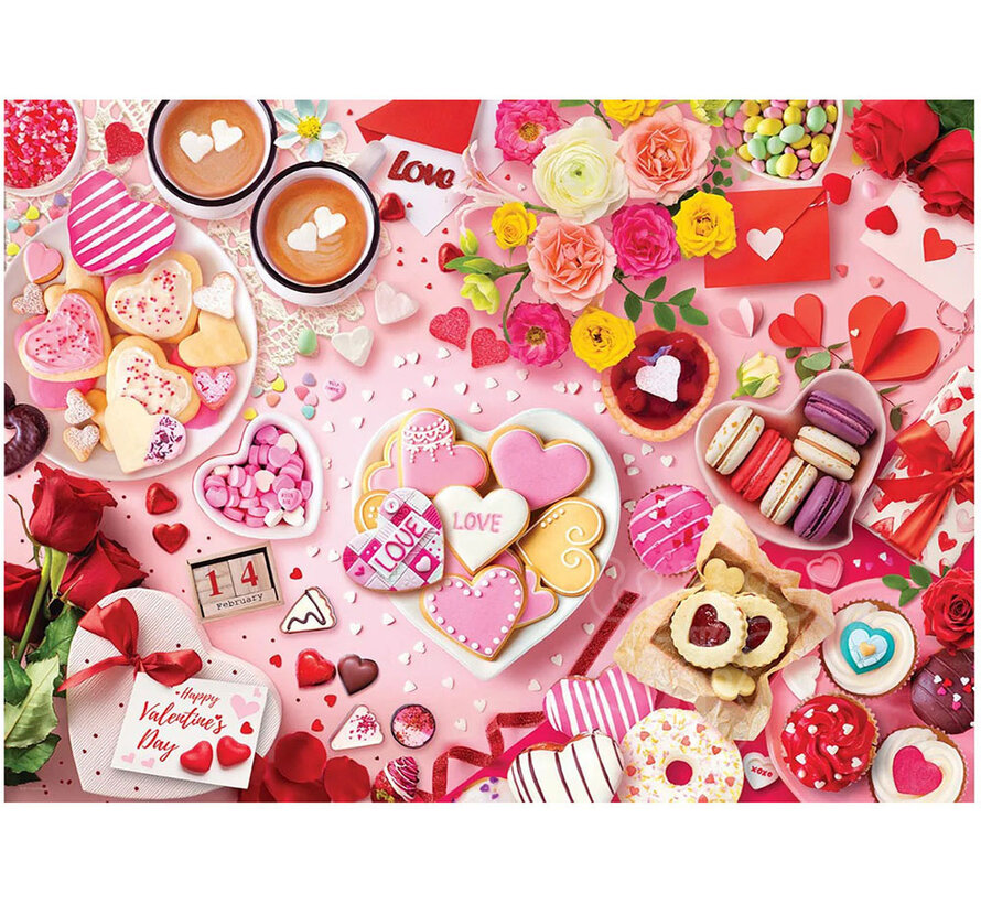 Eurographics Valentine's Table Puzzle 1000pcs