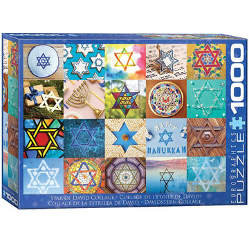 Eurographics Eurographics Star of David Collage Puzzle 1000pcs