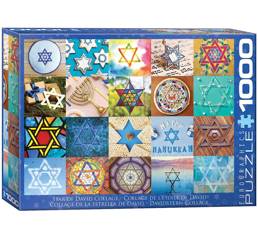 Eurographics Star of David Collage Puzzle 1000pcs
