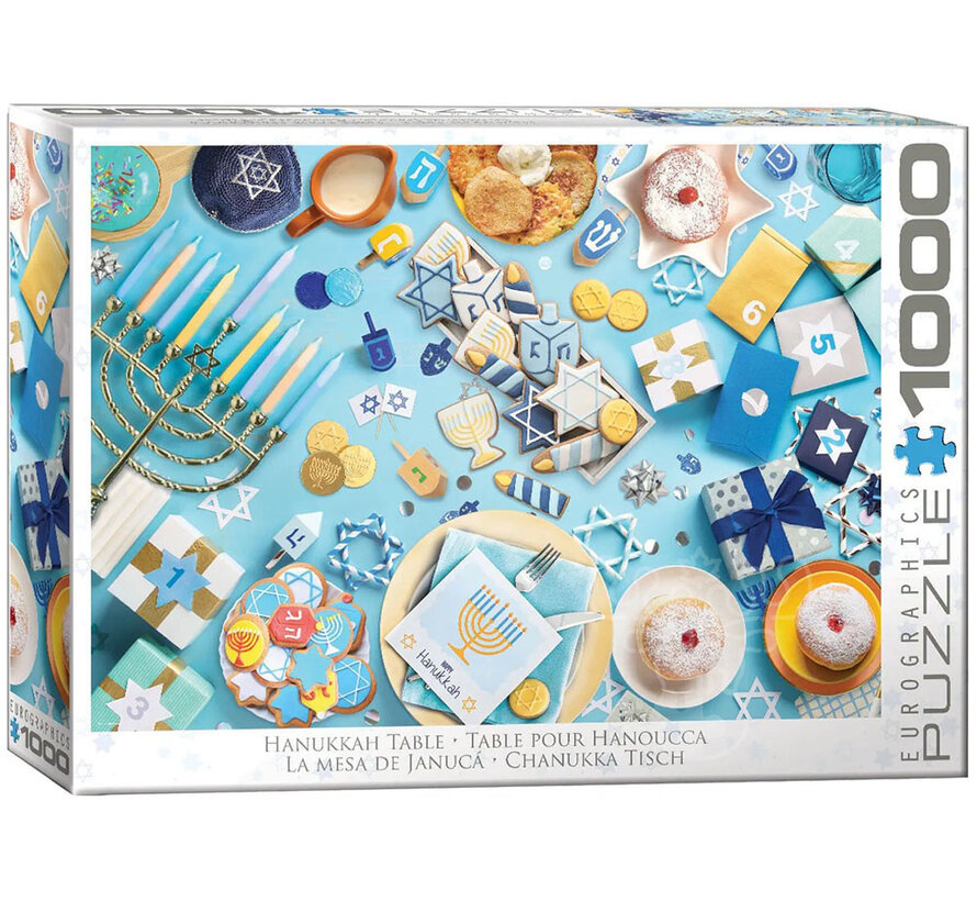 Eurographics Food: Hanukkah Table Puzzle 1000pcs