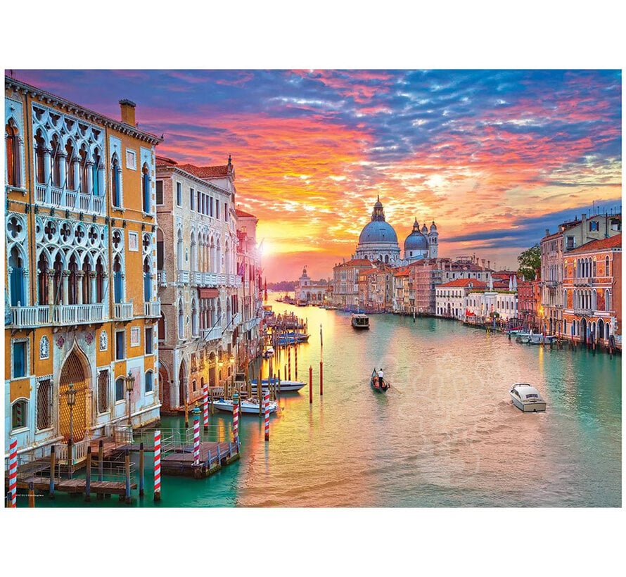 Eurographics HDR Photography: Grand Canal, Venice, Italy Puzzle 1000pcs