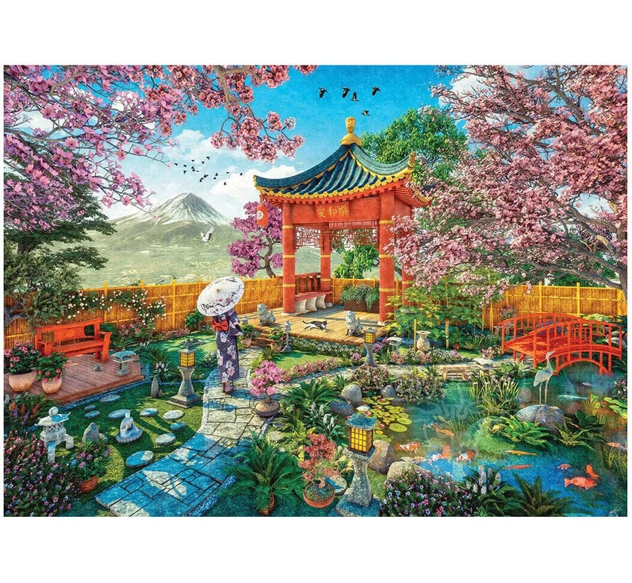 Eurographics Davison: Japanese Spring Garden Puzzle 1000pcs