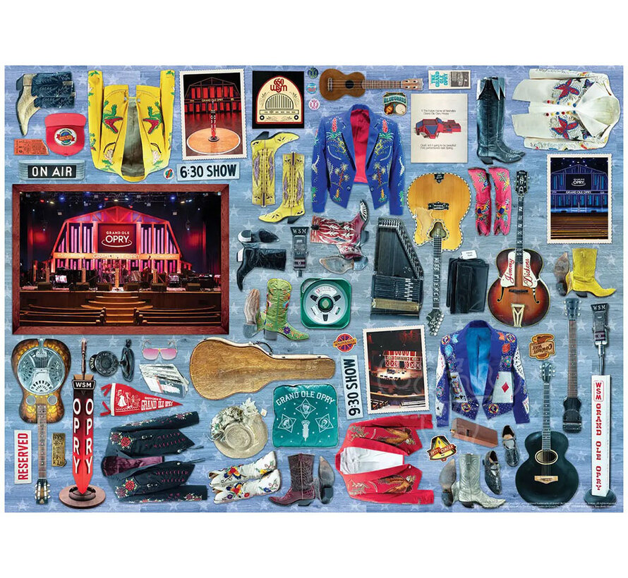 Eurographics Opry: Grand Ole Opry Collage Puzzle 1000pcs