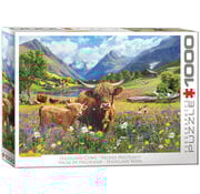 Eurographics Eurographics Kate: Highland Cows Puzzle 1000pcs
