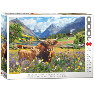 Eurographics Eurographics Kate: Highland Cows Puzzle 1000pcs