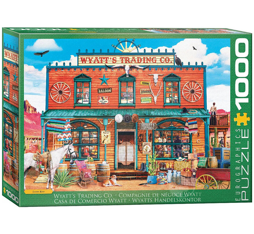 Eurographics Artist Label Kate: Wyatt's Trading Co. Puzzle 1000pcs