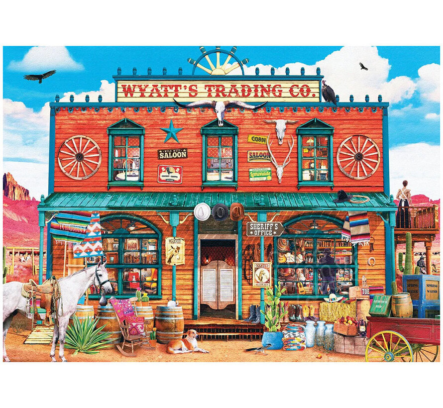 Eurographics Artist Label Kate: Wyatt's Trading Co. Puzzle 1000pcs