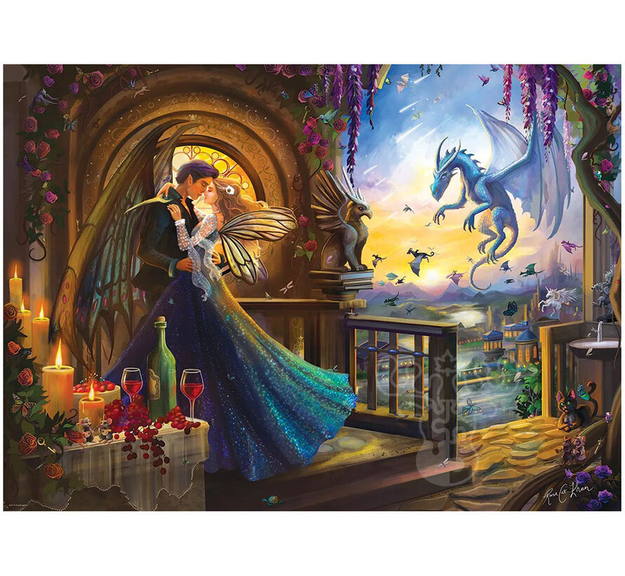 Eurographics Artist Label Khan: Dance at Dusk Puzzle 1000pcs