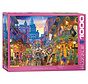 Eurographics Artist Label Maclean: Mardi Gras, New Orleans Puzzle 1000pcs