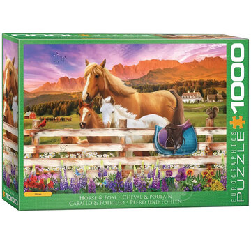 Eurographics Eurographics Olena: Horse and Foal Puzzle 1000pcs
