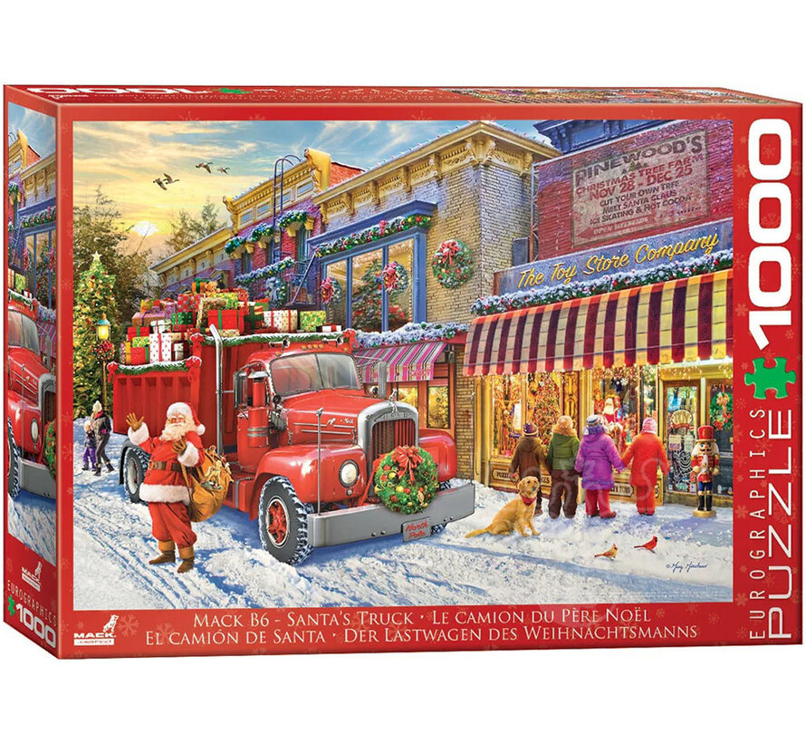 Eurographics Automotive: MACK B6- Santa's Truck Puzzle 1000pcs