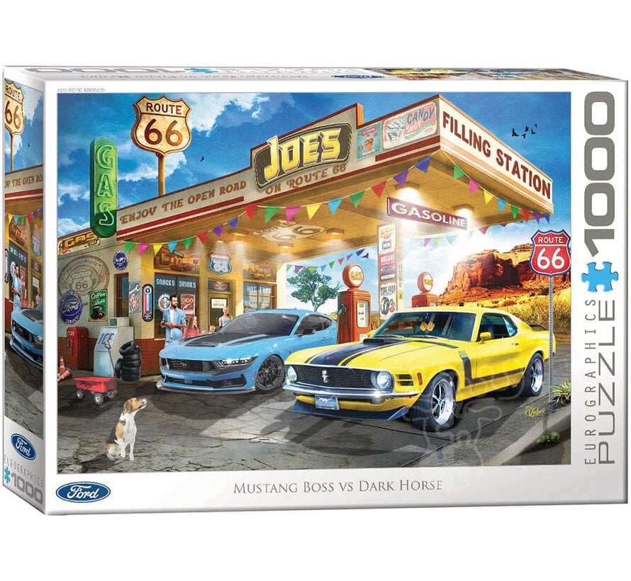 Eurographics Ford Mustang Boss vs Dark Horse Puzzle 1000pcs