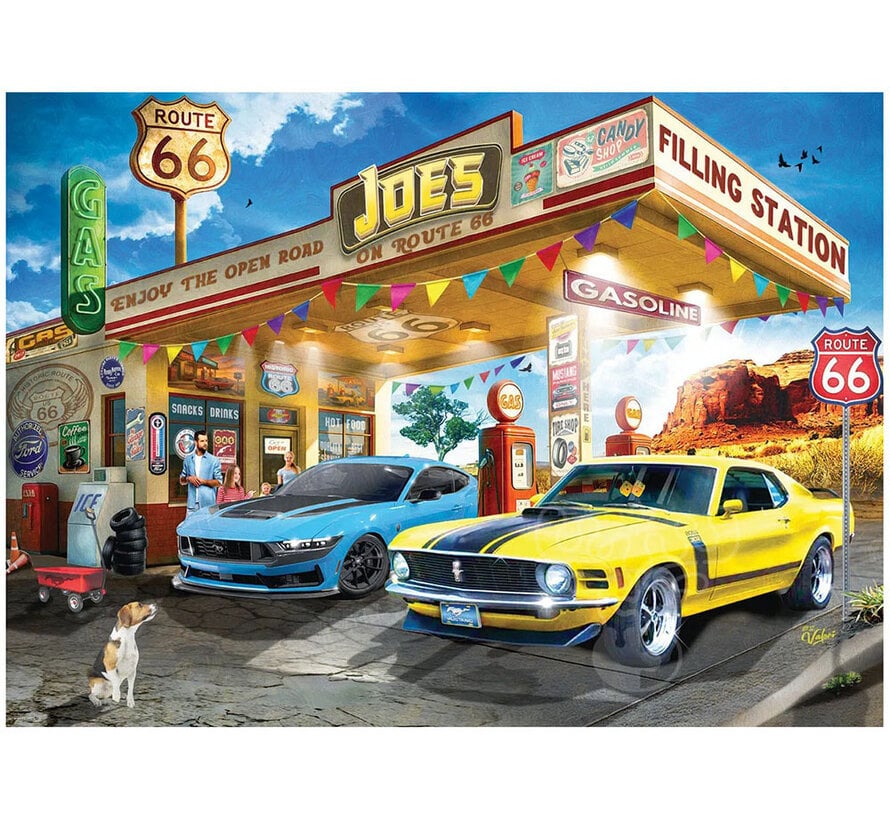 Eurographics Ford Mustang Boss vs Dark Horse Puzzle 1000pcs