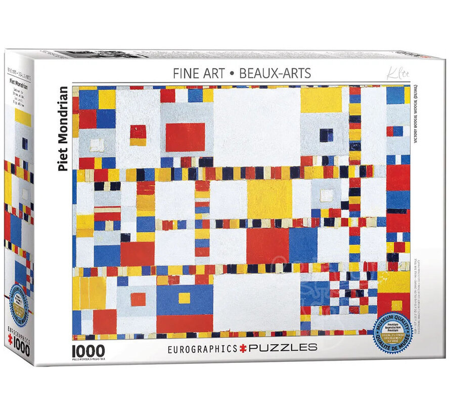 Eurographics Fine Art Mondrian: Victory Boogie Woogie (Detail) Puzzle 1000pcs