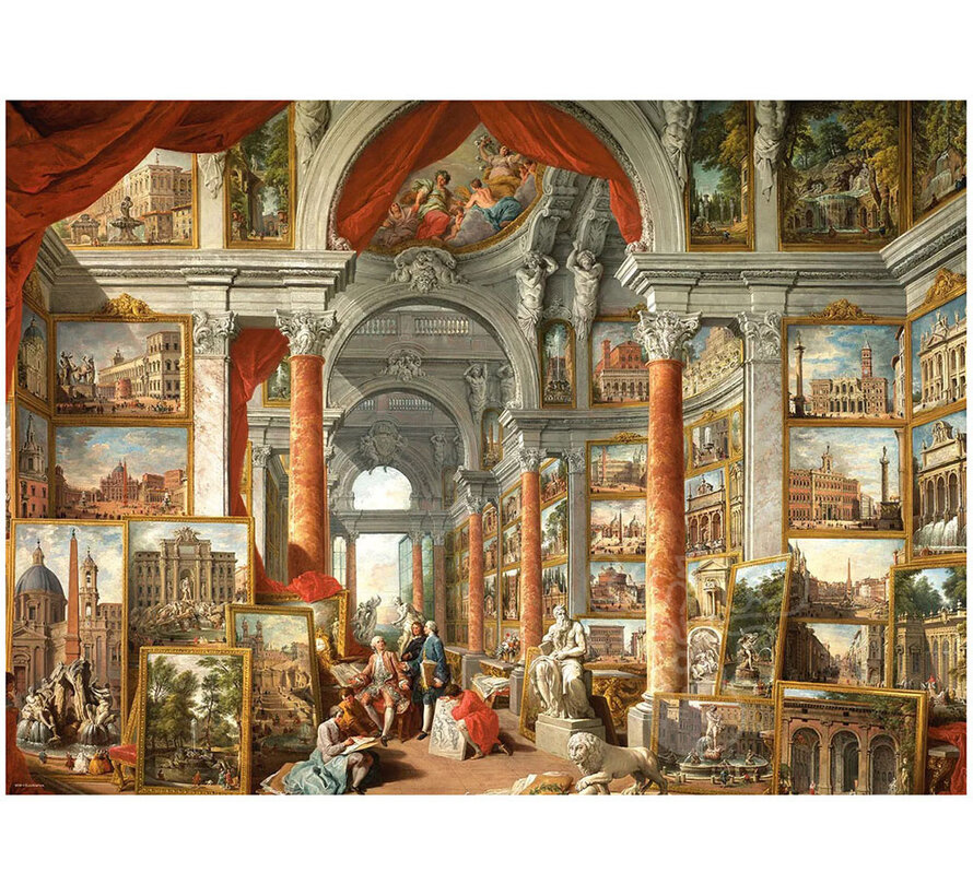 Eurographics Fine Art Panini: Gallery of Views of Modern Rome Puzzle 1000pcs