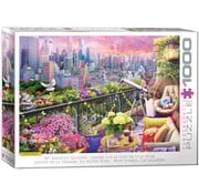 Eurographics Eurographics Artist Label Olena: NY Rooftop Garden Puzzle 1000pcs