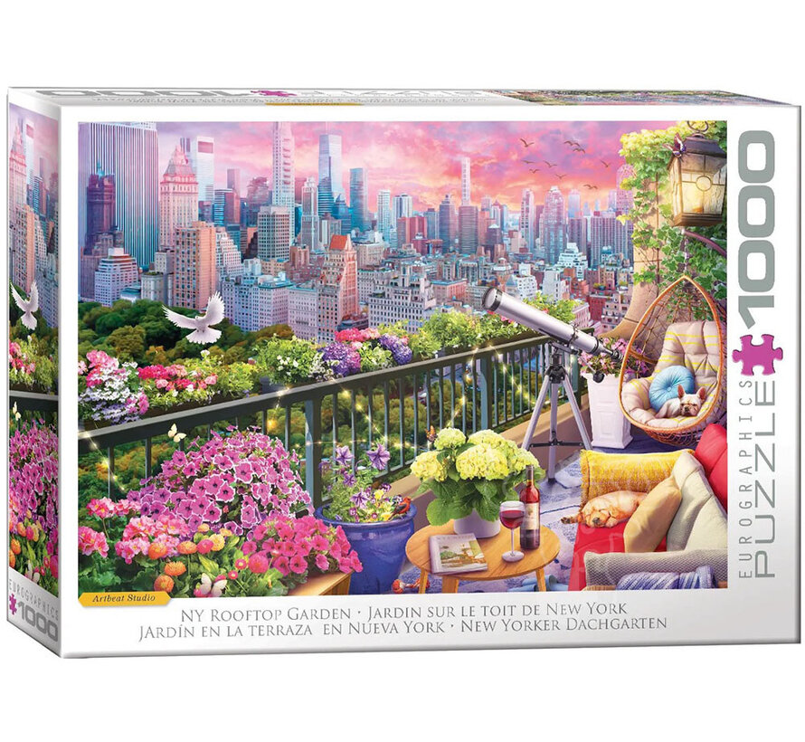 Eurographics Olena: NY Rooftop Garden Puzzle 1000pcs