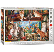 Eurographics Eurographics Artist Label Image World: Cats by the Aquarium Puzzle 1000pcs