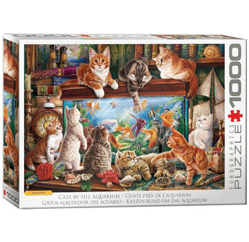 Eurographics Eurographics Image World: Cats by the Aquarium Puzzle 1000pcs