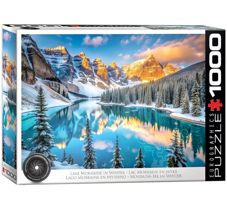 Eurographics Photography HDR: Lake Moraine in Winter Puzzle 1000pcs