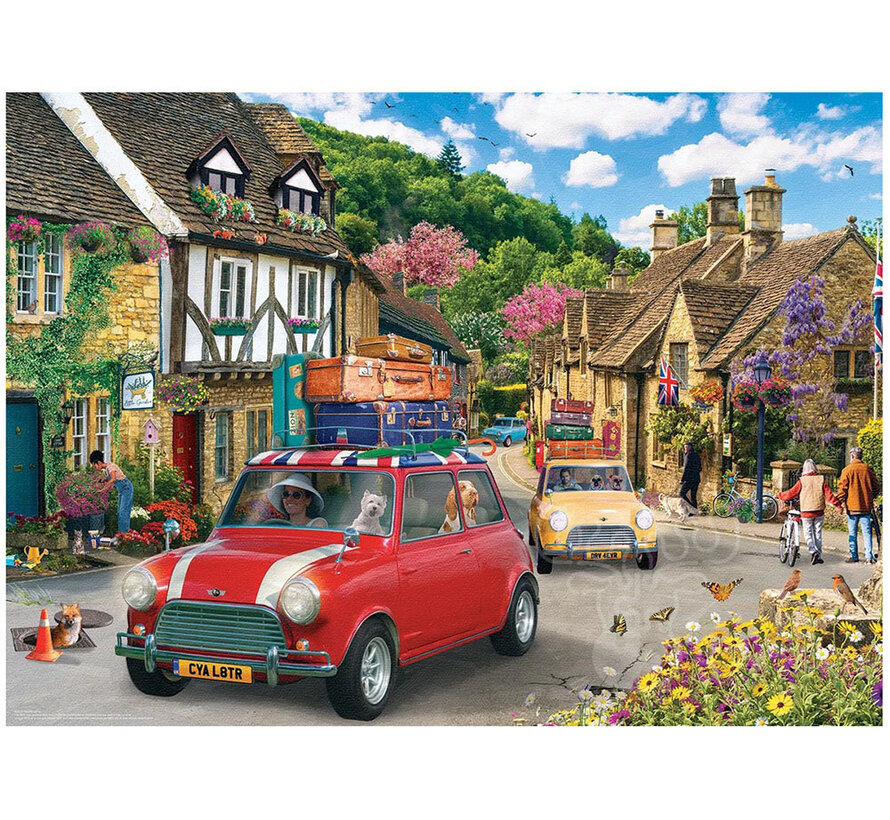Eurographics Automotive: MINI Traveling Mini Cooper Puzzle 1000pcs