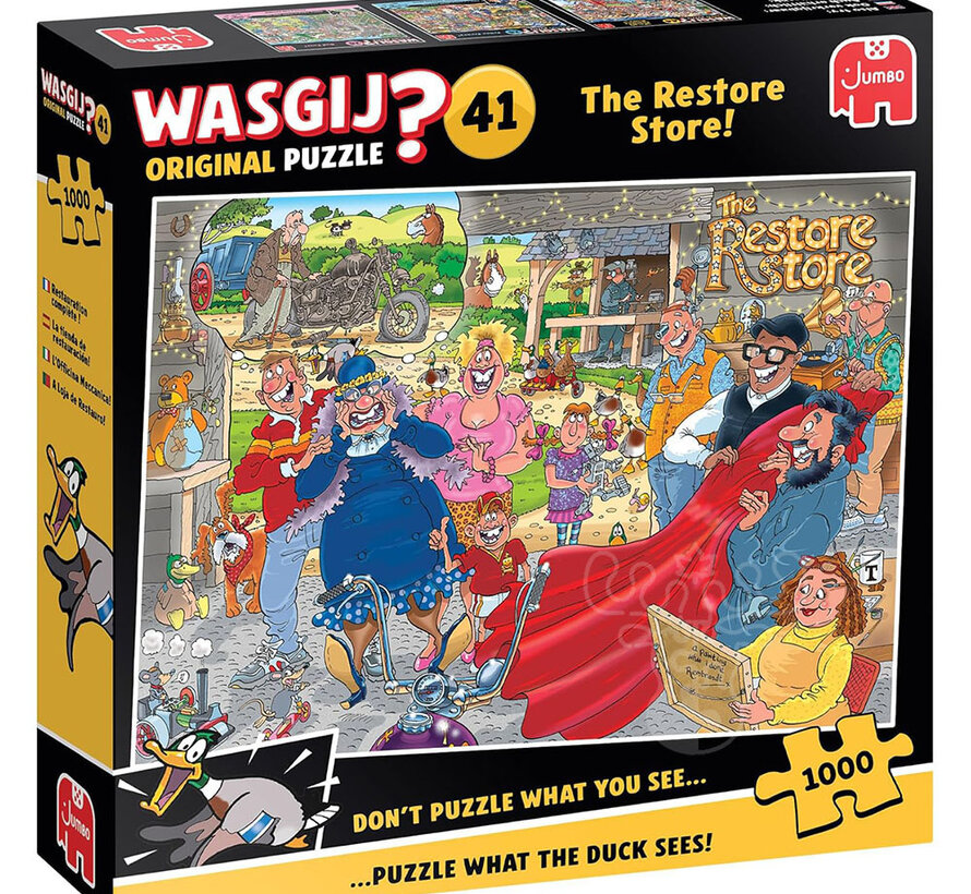 Jumbo Wasgij Original 41 The Restore Store! Puzzle 1000pcs