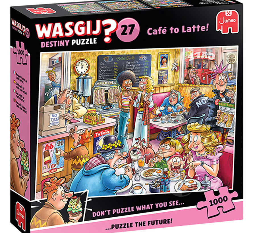 Jumbo Wasgij Destiny 27 Café to Latte! Puzzle 1000pcs