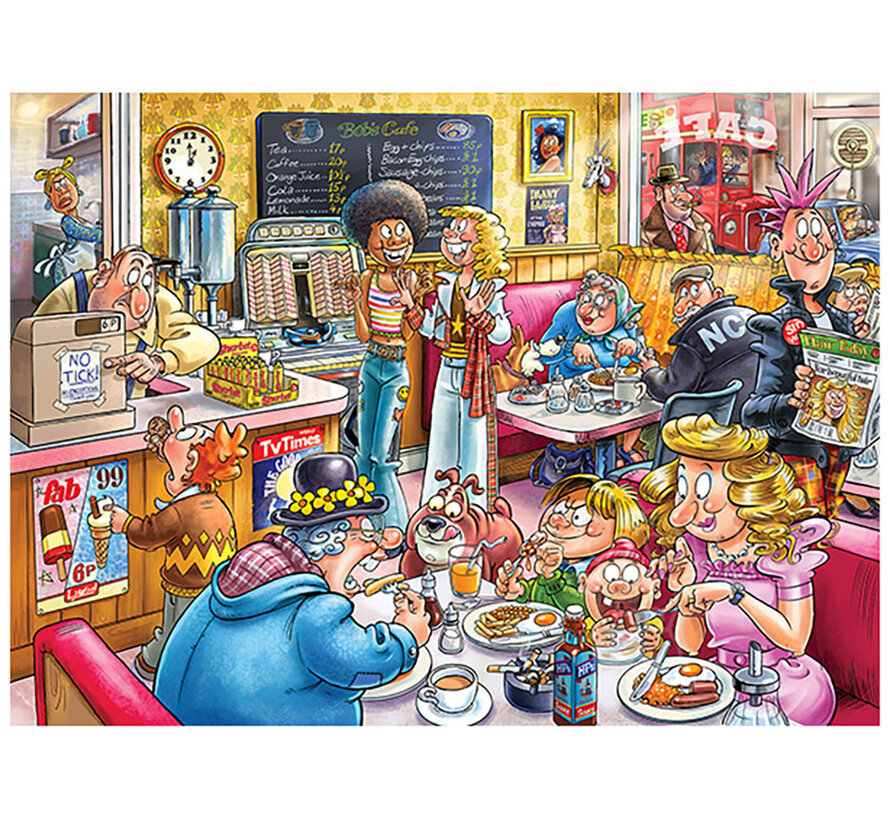 Jumbo Wasgij Destiny 27 Café to Latte! Puzzle 1000pcs