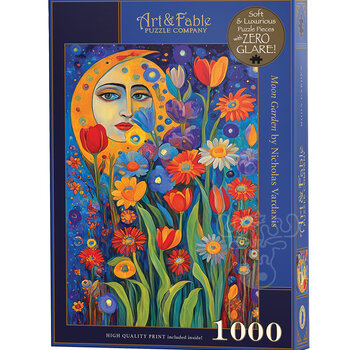 Art & Fable Puzzle Company Art & Fable Moon Garden Puzzle 1000pcs