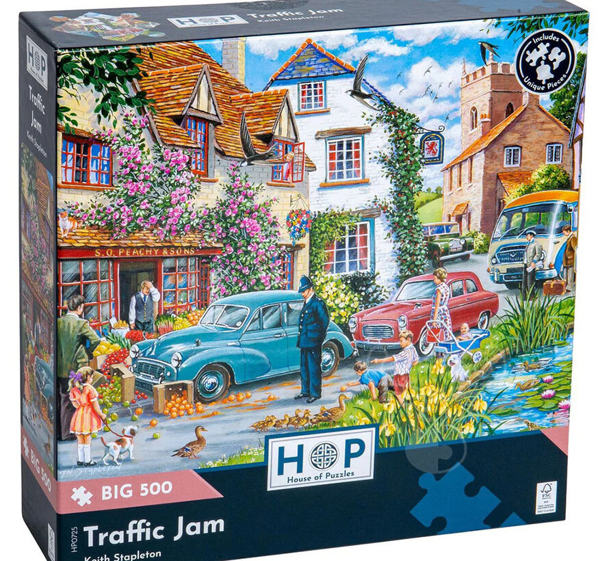 House of Puzzles Traffic Jam Puzzle Big 500pcs