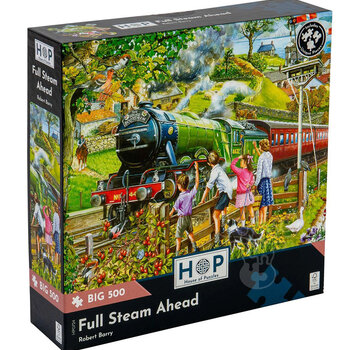 House of Puzzles House of Puzzles Full Steam Ahead Puzzle Big 500pcs