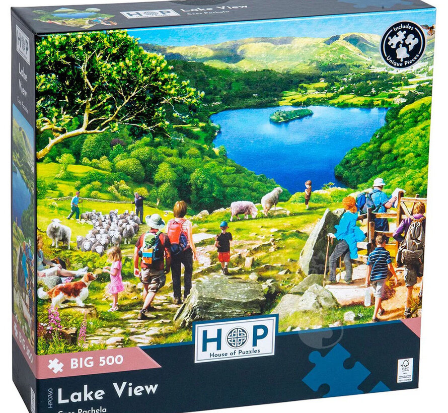 House of Puzzles Lake View Puzzle Big 500pcs