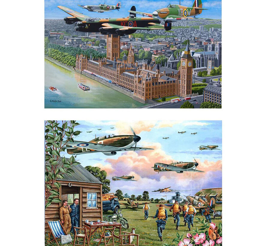 House of Puzzles Sky Patrol Puzzle Big 2 x 500pcs