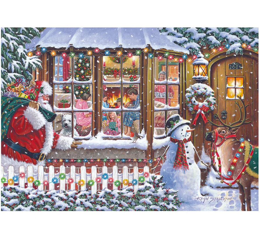 House of Puzzles With Love From Santa Puzzle Big 500pcs