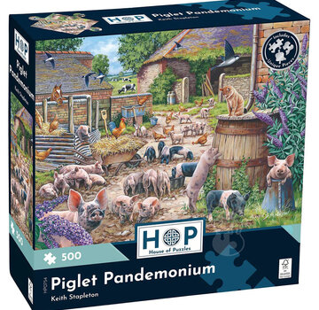House of Puzzles House of Puzzles Piglet Pandemonium Puzzle 500pcs
