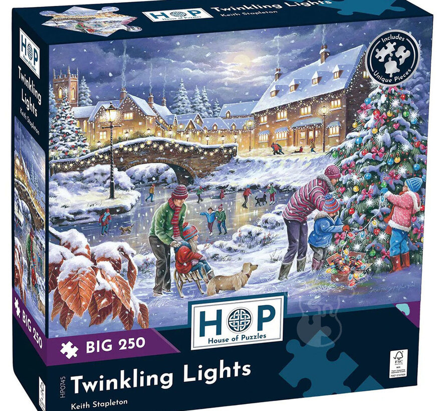 House of Puzzles Twinkling Lights Puzzle Big 250pcs