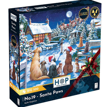House of Puzzles House of Puzzles Santa Paws Puzzle Big 500pcs