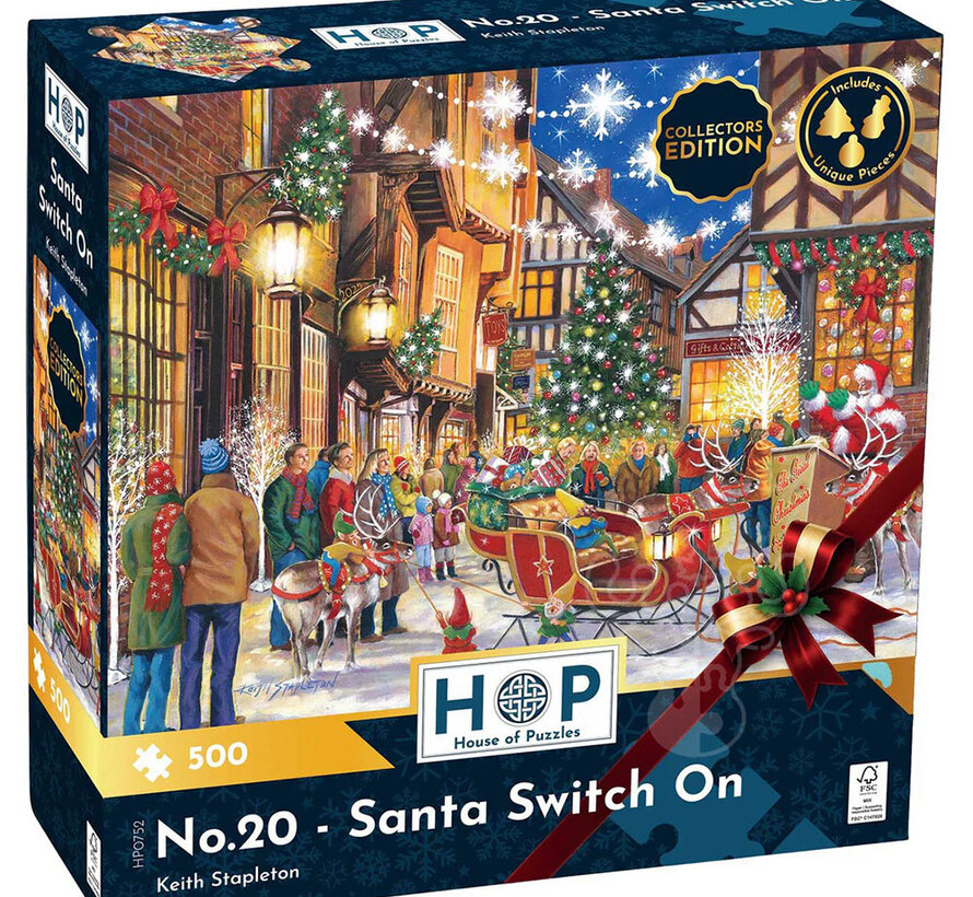 House of Puzzles Santa Switch On Puzzle 500pcs