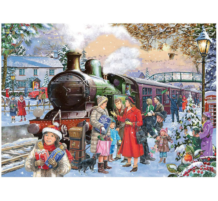 House of Puzzles Home for Christmas Puzzle Big 500pcs