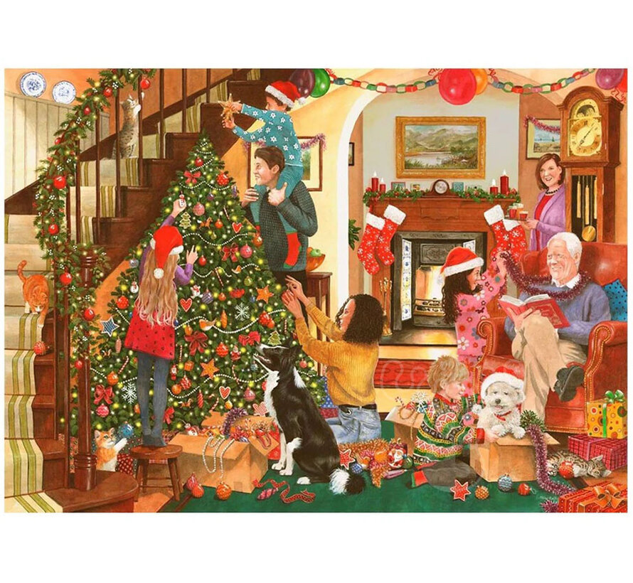 House of Puzzles Decorating The Tree Puzzle Big 500pcs