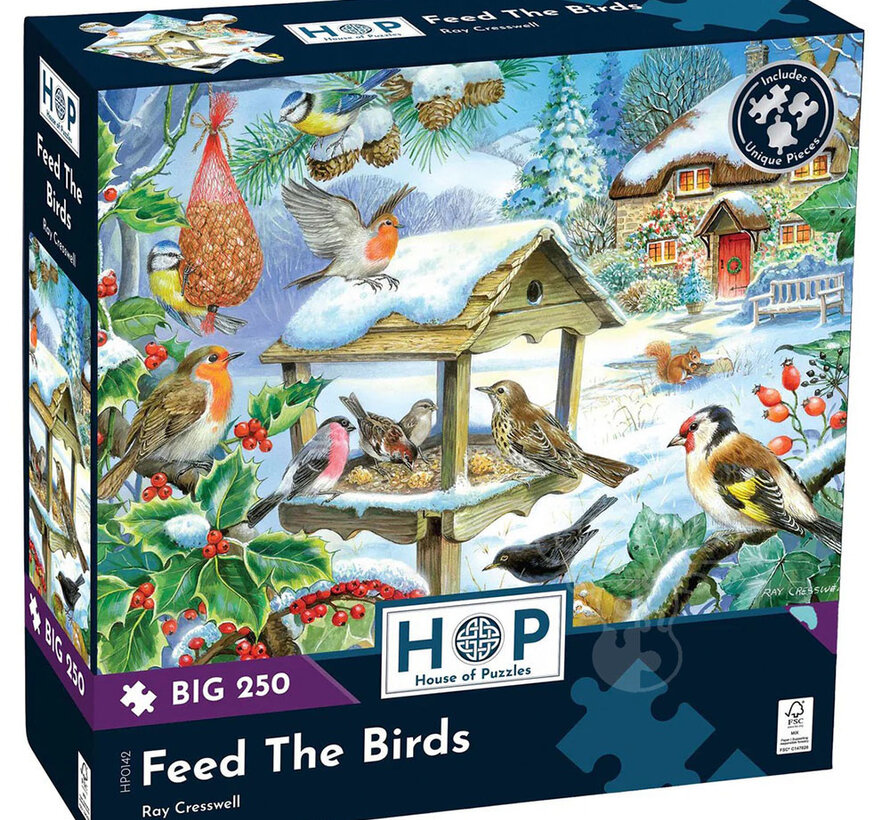 House of Puzzles Feed The Birds Puzzle Big 250pcs